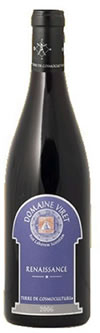 Renaissance Domaine Viret 2013 Sulphite free natural wine 